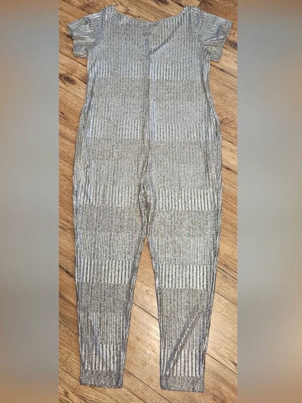 Smash +Tess Silver Metallic Romper